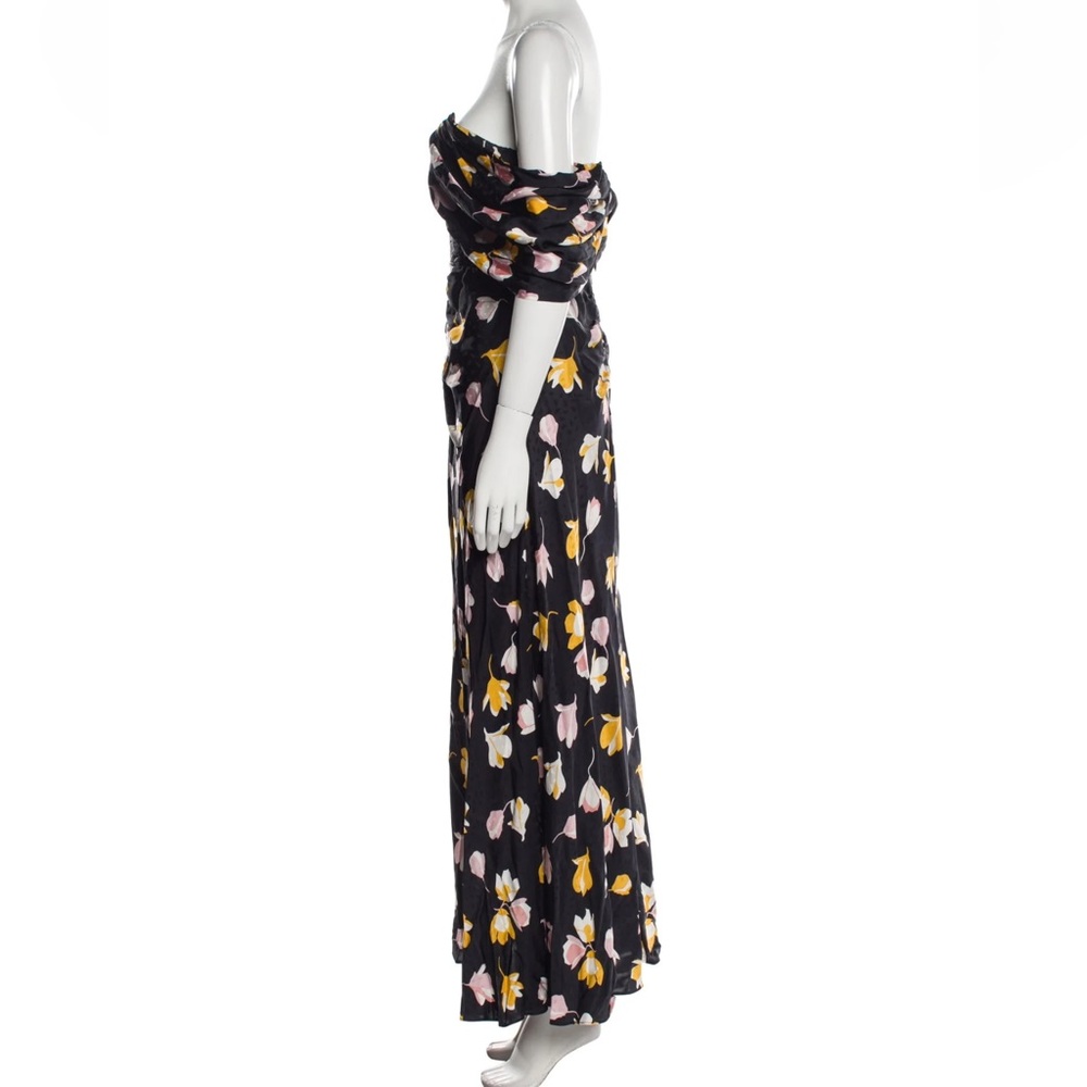 Self-Portrait Black Floral Maxi Dress - Picture 8 of 13
